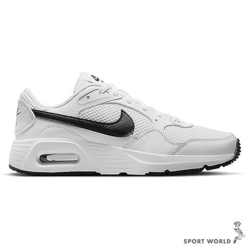 Nike 女鞋大童鞋休閒鞋AIR MAX SC GS 白【運動世界】CZ5358-102|會員獨