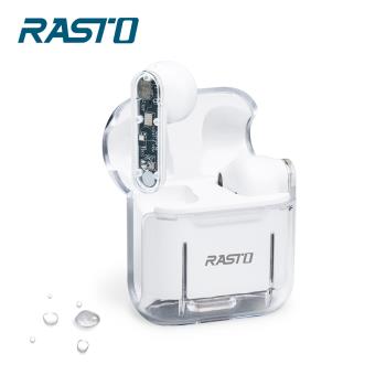 RASTO RS52 透視款TWS真無線藍牙5.3耳機