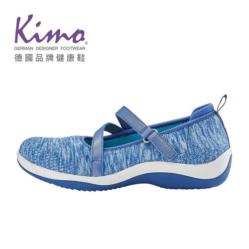 Kimo 超透氣飛織面懶人休閒鞋 女鞋 (波浪藍 KBCWF122166)