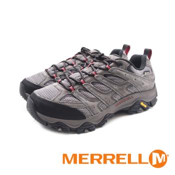 MERRELL(男)MOAB 3 GORE-TEX防水經典登山健行鞋 男鞋-寬楦灰