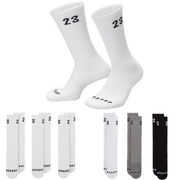 Nike Jordan 襪子 中筒襪 3入組 白/黑灰白【運動世界】DA5718-100/DA5718-911