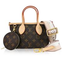 Louis Vuitton LV M46705 Neverfull BB 二合一花紋兩用款小托特包