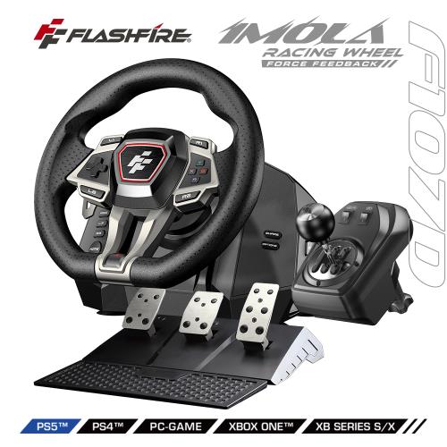 Flashfire Imola PS5莫拉車神力回饋方向盤 地平線5 PC方向盤 Steam 賽車遊戲