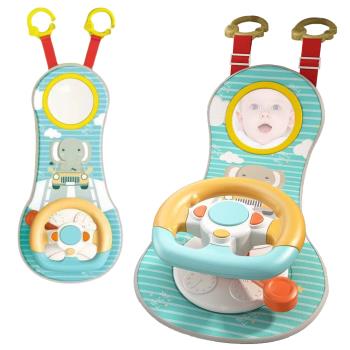Colorland-兒童玩具方向盤 模擬駕駛仿真方向盤 音效早教玩具(可掛式)