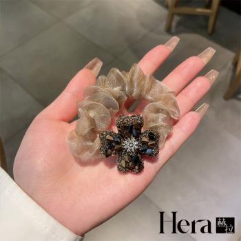 【Hera 赫拉】高階氣質水鑽大腸髮圈兩入組 H112112104