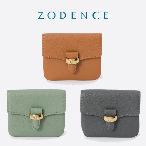 【ZODENCE 佐登司】RING進口真皮卡片零錢包(多色)