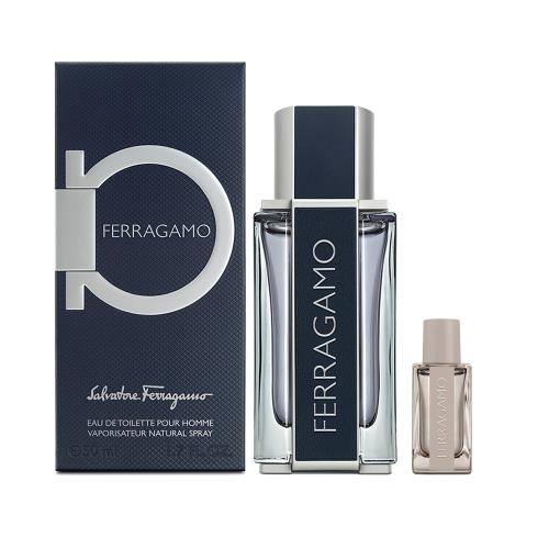 【Salvatore Ferragamo】菲常革調男性淡香精50ml(贈隨機小香乙瓶)