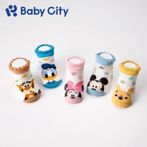 【Baby City 娃娃城】迪士尼造型嬰兒襪1雙入(5款)
