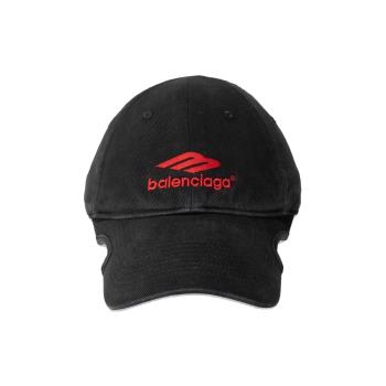 【Balenciaga】巴黎世家 3B Sports Icon 黑色棒球帽 S號 697749410B2K 1074
