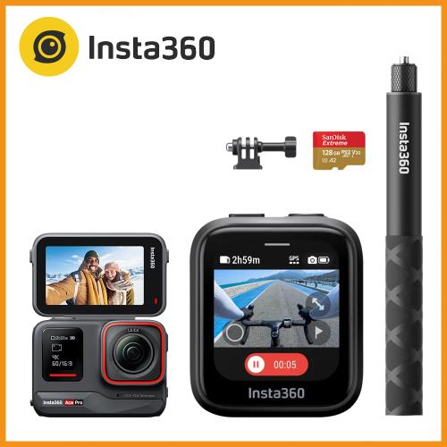 Insta360 ACE PRO 翻轉螢幕廣角運動相機 GPS遙控套組 公司貨
