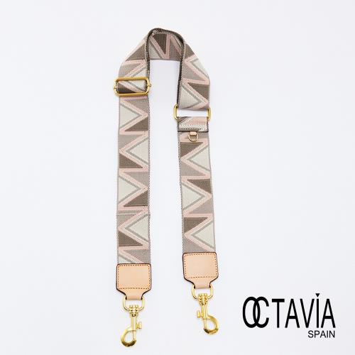 OCTAVIA8 真皮- New Look 印象派 三角型 樹膏牛皮5CM帶頭寬肩背帶