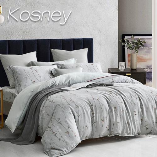 KOSNEY  浪漫花都  頂級特大60支100%天絲™品牌萊賽爾纖維精梳純棉八件式床罩組