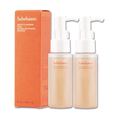【Sulwhasoo 雪花秀】淨透保濕潔顏泡沫 50ML x 2