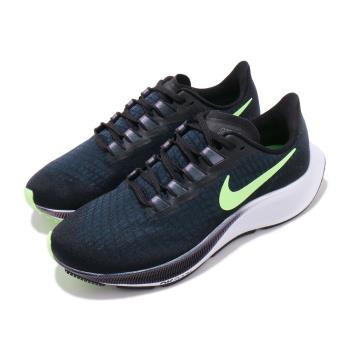 Nike 慢跑鞋 Wmns Air Zoom Pegasus 37 黑 綠 女鞋 小飛馬 運動鞋 BQ9647-001