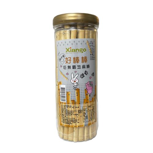 【匠菓子】巨無霸香濃酥脆牛奶棒-芝麻口味(360g/罐)