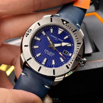 GiorgioFedon1919手錶, 男錶 46mm 銀圓形精鋼錶殼 寶藍色水鬼錶面款 GF00018