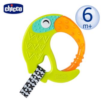 chicco-大嘴鳥冰凍搖鈴固齒玩具
