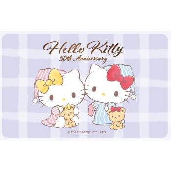 【悠遊卡】Hello Kitty 50周年悠遊卡-未來版(格子)-代銷