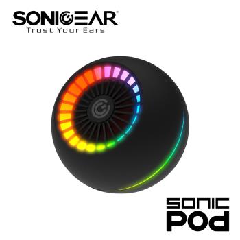 【SonicGear】SonicPod 流光炫彩藍牙多媒體音箱 BK黑