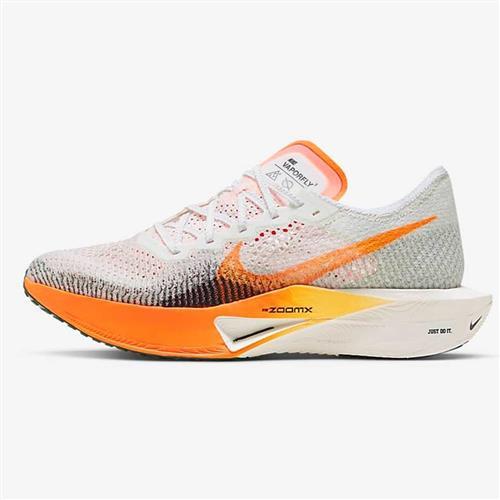 Nike 男鞋慢跑鞋競速ZoomX Vaporfly 3 白黑橘【運動世界】FV3633-081