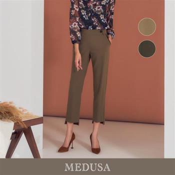 現貨【MEDUSA 曼度莎】腰袢包邊西裝長褲 - 2色（M-XL）｜褲子 女長褲 西裝褲