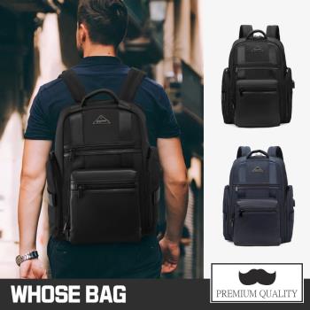 【WHOSE BAG】大容量防潑水耐磨商務旅行後背包 筆電後背包 男 女包 NO.WBGG048