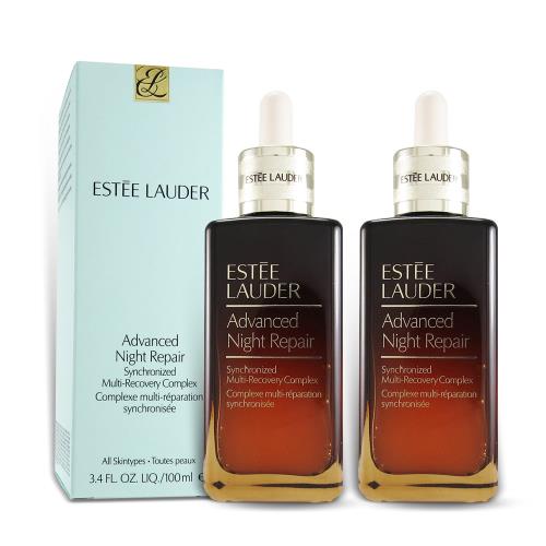 Estee Lauder雅詩蘭黛 特潤超導全方位修護露100ml 小棕瓶*2入|Estee Lauder 雅詩蘭黛