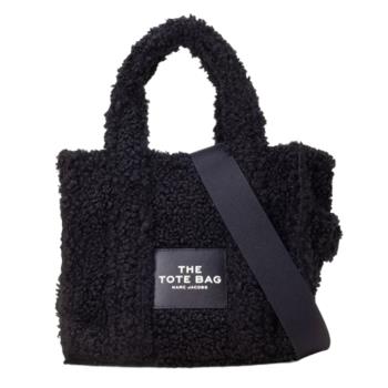 【MARC JACOBS 馬克賈伯】TEDDY 迷你TOTE 手提/斜揹包-黑色 H011M12FA22001