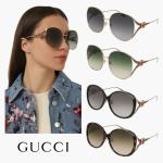 【GUCCI 古馳】暢銷經典大框太陽眼鏡組合(GG0225S、GG0226SK 多款任選)