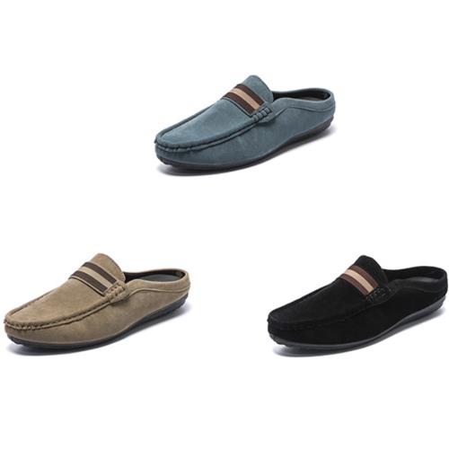  JP Queen New York 英倫條紋男款懶人休閒穆勒鞋(3色可選)