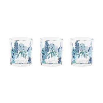 【EXCELSA】玻璃杯3入(魷魚220ml)