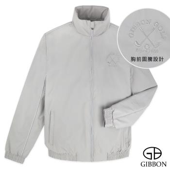 GIBBON 設計款輕暖立領鋪棉保暖外套/輕量科技棉外套‧雲灰色