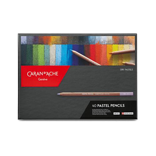 CARAN dACHE 瑞士卡達 專家級粉彩鉛筆 40色 /盒 788.340