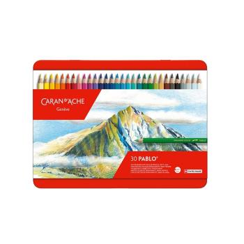 CARAN dACHE 瑞士卡達 PABLO 專家級油性色鉛 30色 /盒 666.330
