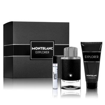 MONTBLANC 萬寶龍 探尋旅者淡香精禮盒(淡香精100ML+淡香精7.5ML+沐浴精100ML)