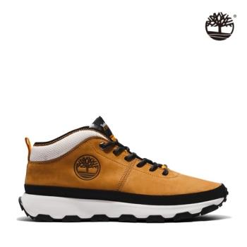 Timberland 男款小麥色中筒休閒鞋|A5TWV231