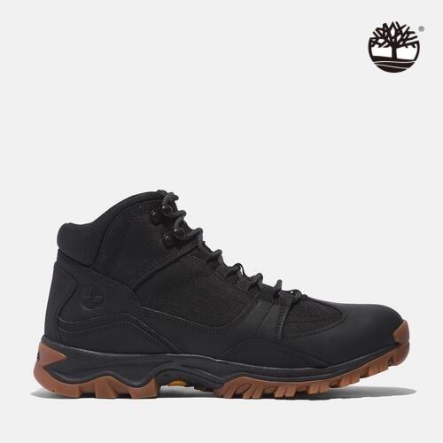 Timberland 男款黑色中筒健行鞋|A68MRW02