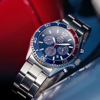 Orient 東方錶 太陽能計時200米防水時尚腕錶-RA-TX0201L