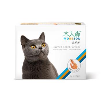 【木入森】貓咪排毛粉30包裝(鮮蝦)
