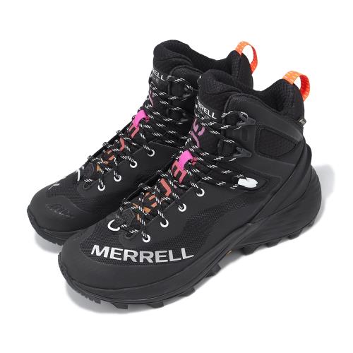 Merrell 戶外鞋 Rogue Hiker Mid GTX 男鞋 黑 防水 抓地 黃金大底 緩震 登山鞋 ML037581