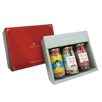 【可夫萊精品堅果】蛇年迎春禮盒丨春節禮盒限定-胡桃、果乾、核桃、腰果、杏仁 附送禮提袋