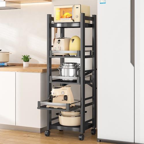 【居家生活 Easy buy】廚房可抽拉電器架-五層60CM三層抽拉