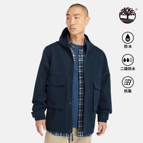 Timberland 男款深寶石藍防潑水防風外套|A2PD8433