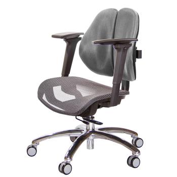 GXG 低雙背網座 工學椅(鋁腳/3D手遊休閒扶手) TW-2805 LU9M