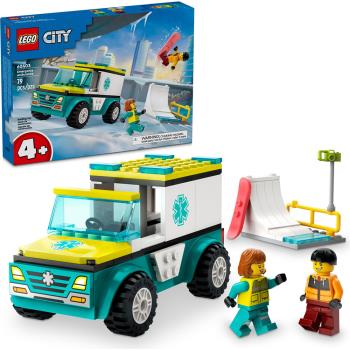 LEGO樂高積木 60403 202401 城市系列 - 緊急救護車和單板滑雪者