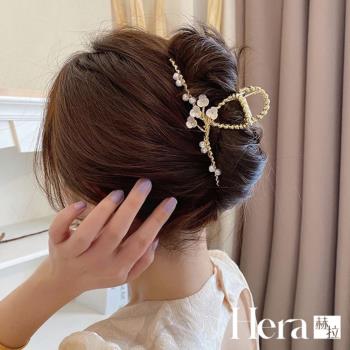 【Hera 赫拉】韓式花朵珍珠鯊魚夾 H111052506