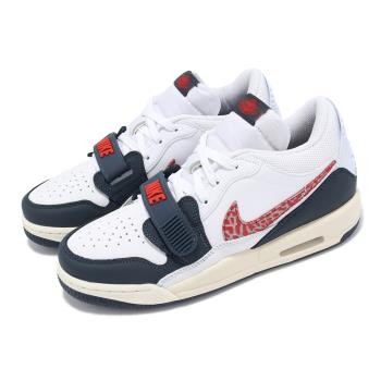 Nike 休閒鞋 Air Jordan Legacy 312 Low GS 大童鞋 女鞋 藍 紅 爆裂紋 CD9054-146