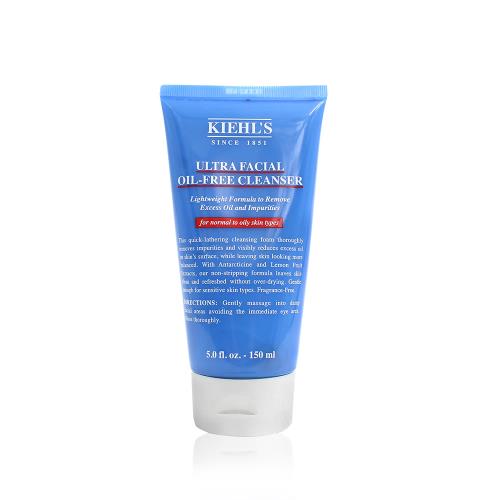 KIEHLS 契爾氏 冰河保濕無油清爽潔面慕斯150ml-專櫃公司品