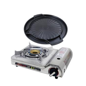 卡旺K1-A021HST攜帶式卡式爐 +韓式多功能烤盤ST-1600P