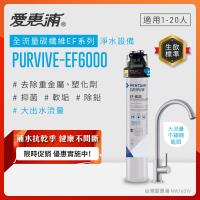 EVERPURE愛惠浦 櫥下型 PURVIVE-EF6000大流量不鏽鋼龍頭生飲淨水器